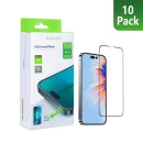 Rixus Tempered Glass Curved Edge (10-Pack) for iPhone XR & iPhone 11